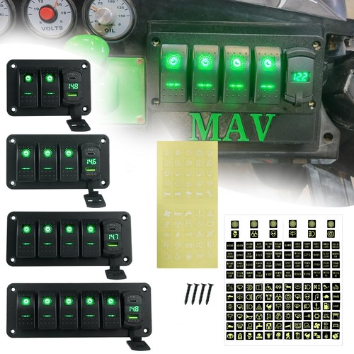 Led rocker switch - led, panel