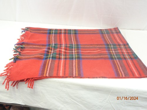 Vtg talisman travel rug wool - vtg,