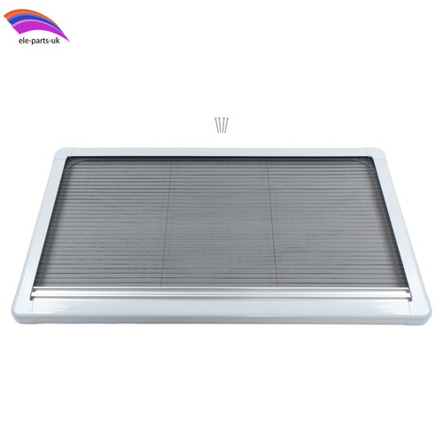 Grey blind flyscreen caravan - flyscreen,