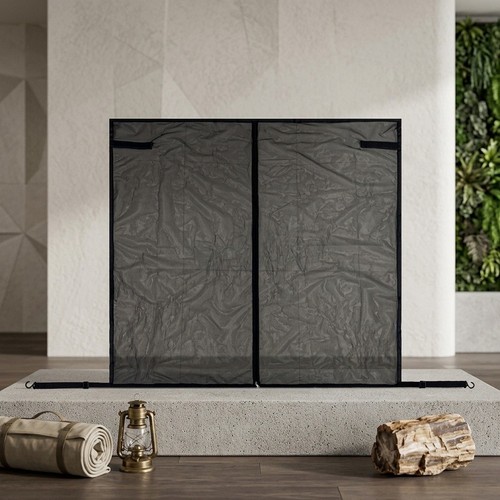 Magnetic mesh tailgate screen - magnetic,