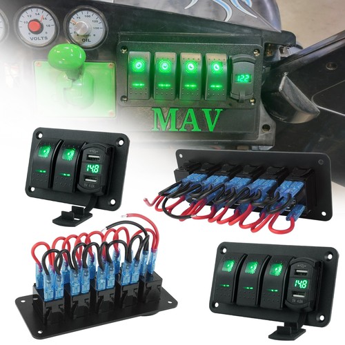 Gang rocker switch - 2/3/4/5,