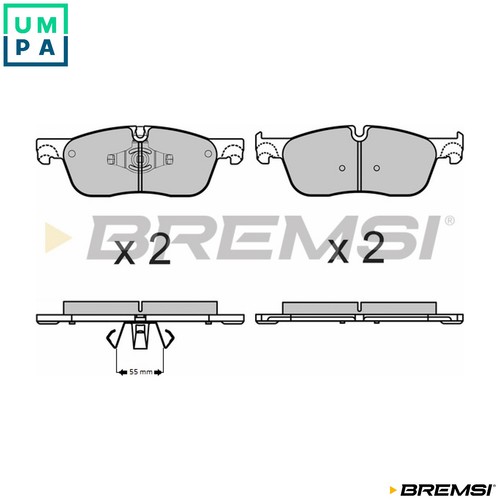 Brake pad set disc - brake,