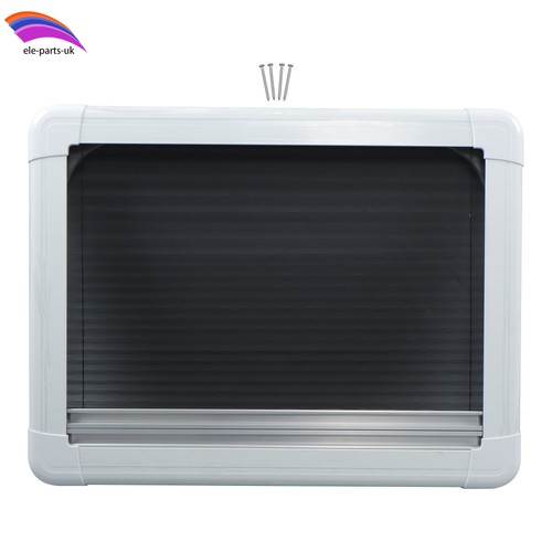 Motorhome white blind - motorhome,