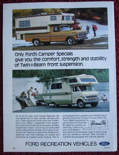 1973 ford recreational - rv,
