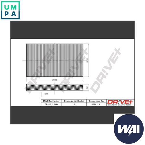 Filter cabin air - filter,