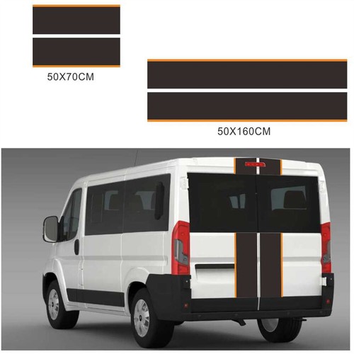 4pcs black orange stripe - 4pcs,