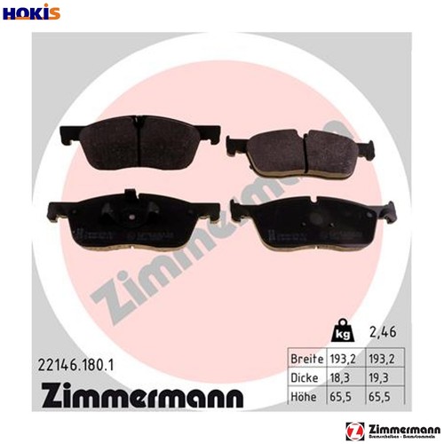 Brake pad set disc - brake,