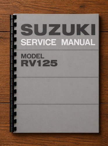 Suzuki rv125 vanvan - vanvan, workshop