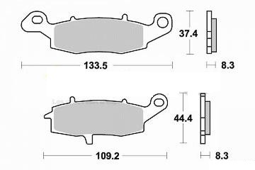 Brake pad suzuki - suzuki, rv