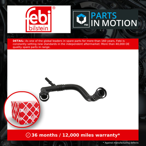 Crank case breather pipe hose - pipe,