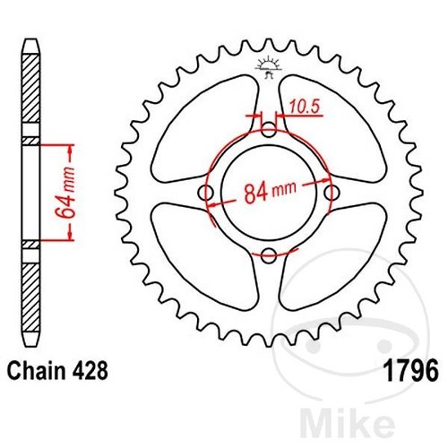 Sprocket for suzuki 125 van - suzuki,
