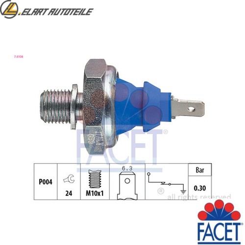 Oil pressure switch 0108 - 7.0108, for