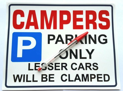 15e campers parking only - #15e, only"