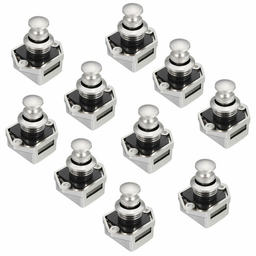 10pcs push button catch lock - push,