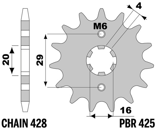 Pbr front sprocket - pbr,
